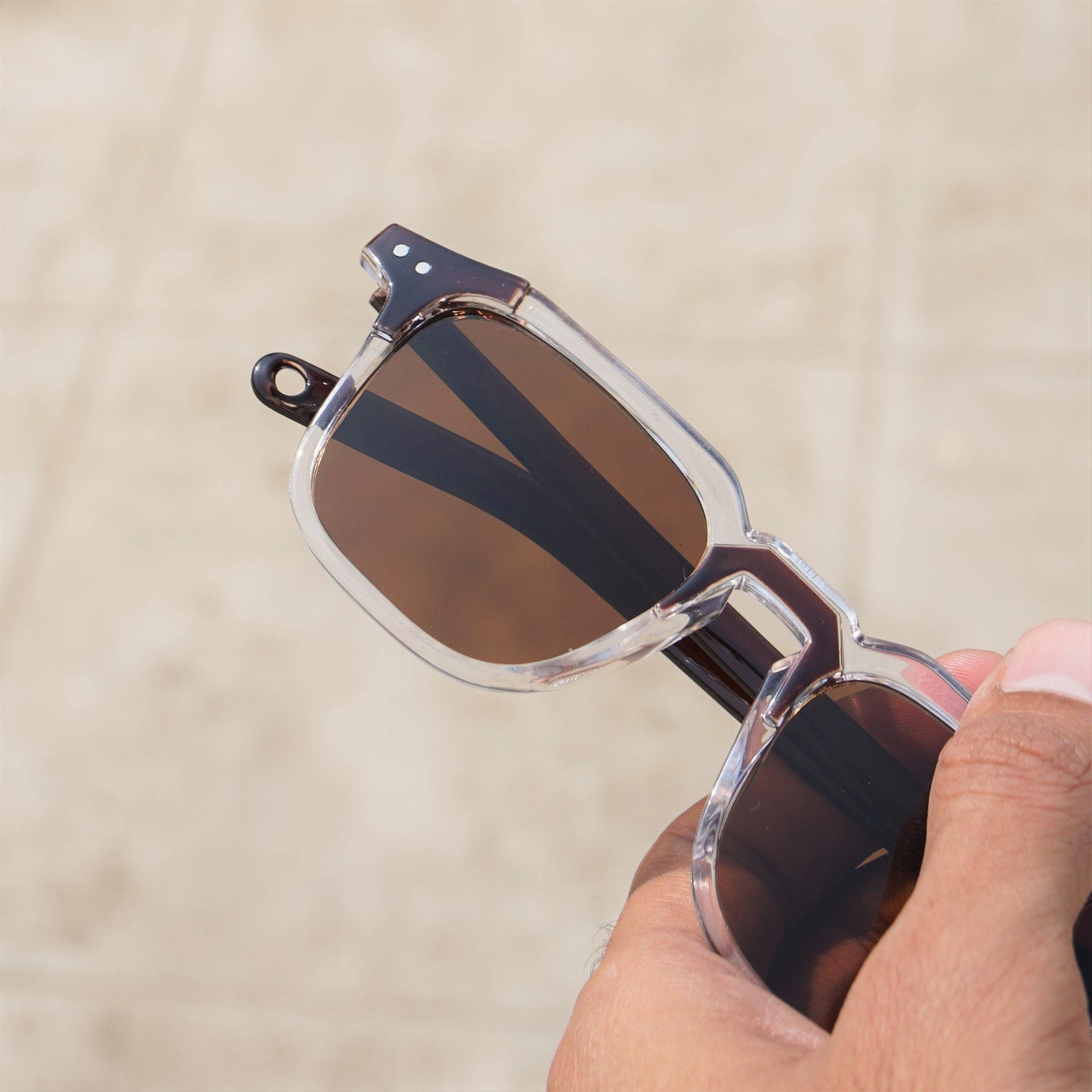 Kingsman Full Brown Square Sunglasses