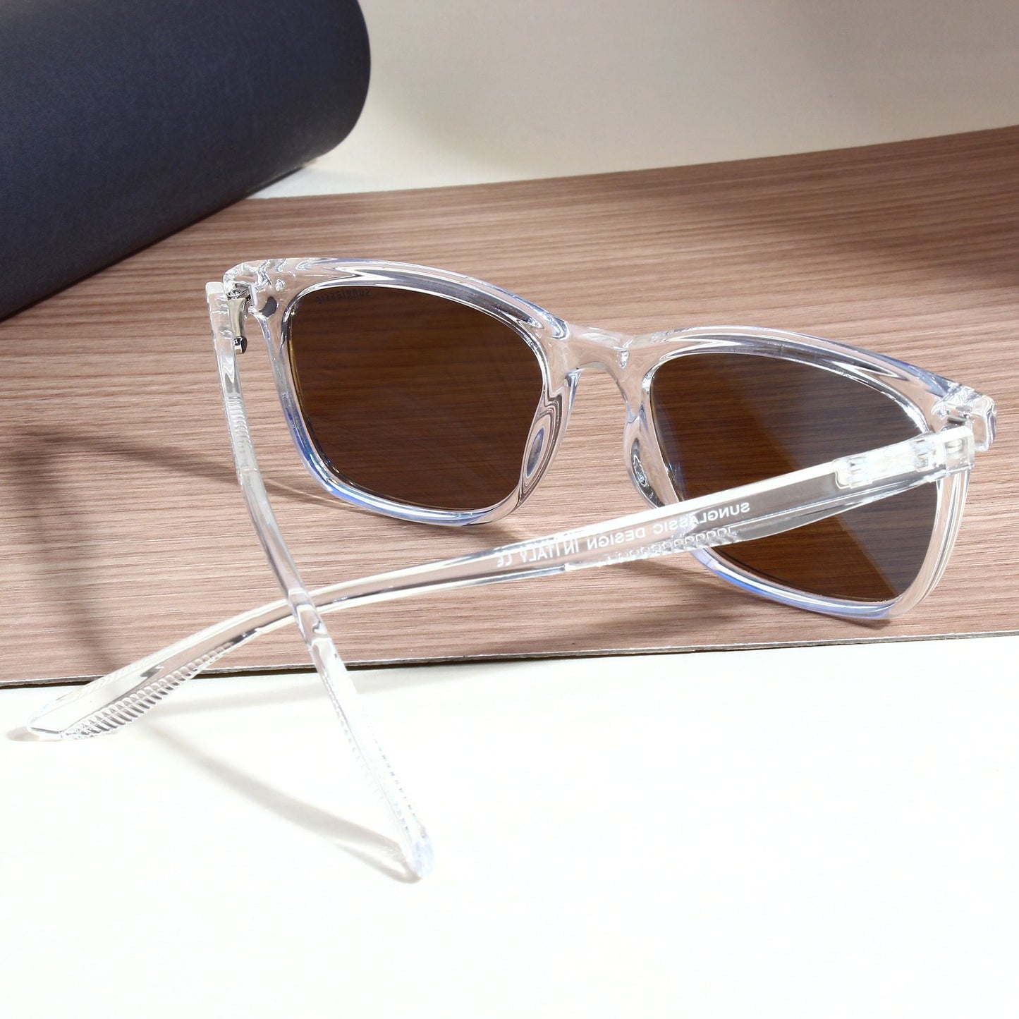 Marlton. Aqua Mercurial Polarized TR90 Square Sunglasses